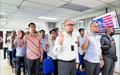 06 Januari 2025: Lembaga Pelabuhan Kuantan Menghadiri Siaran Langsung Secara Atas Talian Majlis Amanat Tahun Baharu 2025