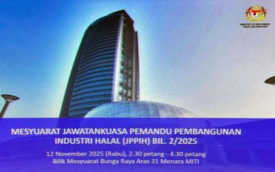 12 November 2025: Lembaga Pelabuhan Kuantan (LPKtn) Telah Menghadiri Mesyuarat Jawatankuasa Pemandu Pembangunan Industri Halal (JPPIH) Bil. 2/2025