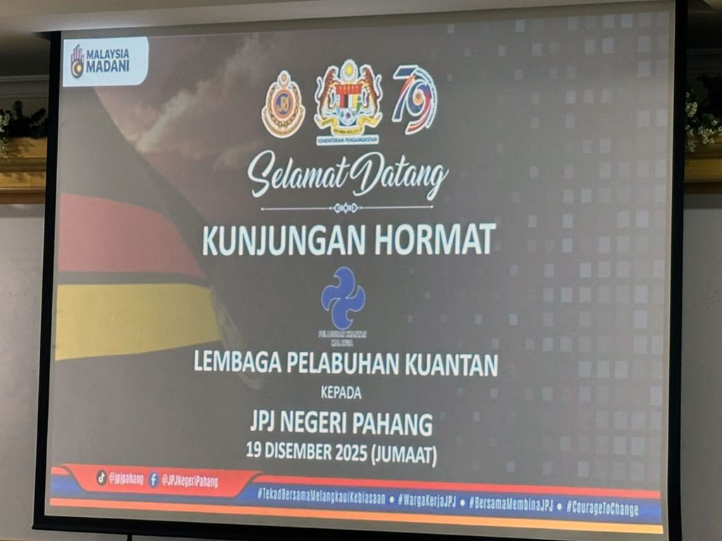 19 Disember 2025: Lembaga Pelabuhan Kuantan (LPKtn) Telah Mengadakan Kunjungan Hormat Ke Jabatan Pengangkutan Jalan (JPJ) 2 lpktn 2025 01201