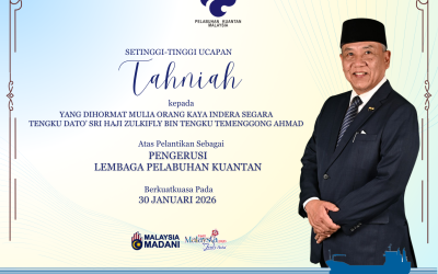 Pelantikan Pengerusi Lembaga Pelabuhan Kuantan