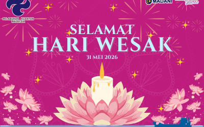 31 Mei 2026 : Selamat Hari Wesak 2026