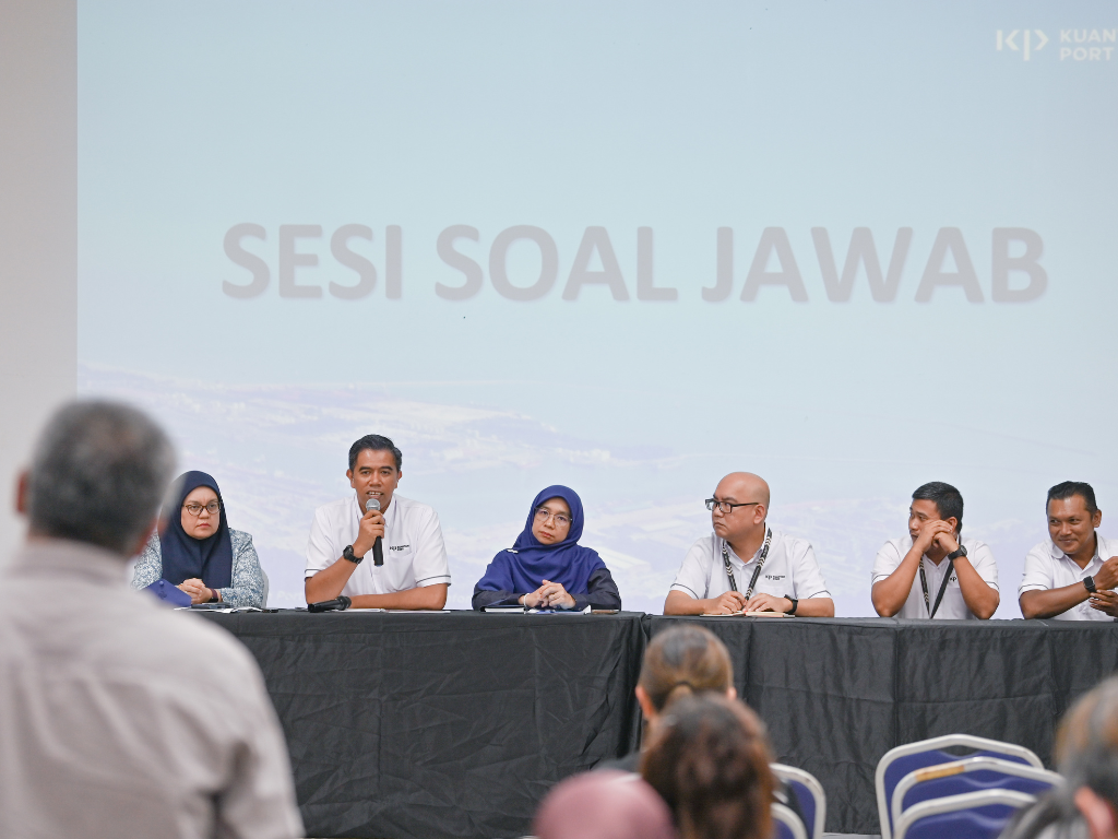 12 Jun 2026 : Sesi Town Hall Pembentangan Cadangan Tarif Baharu Pelabuhan Kuantan 2 5 1
